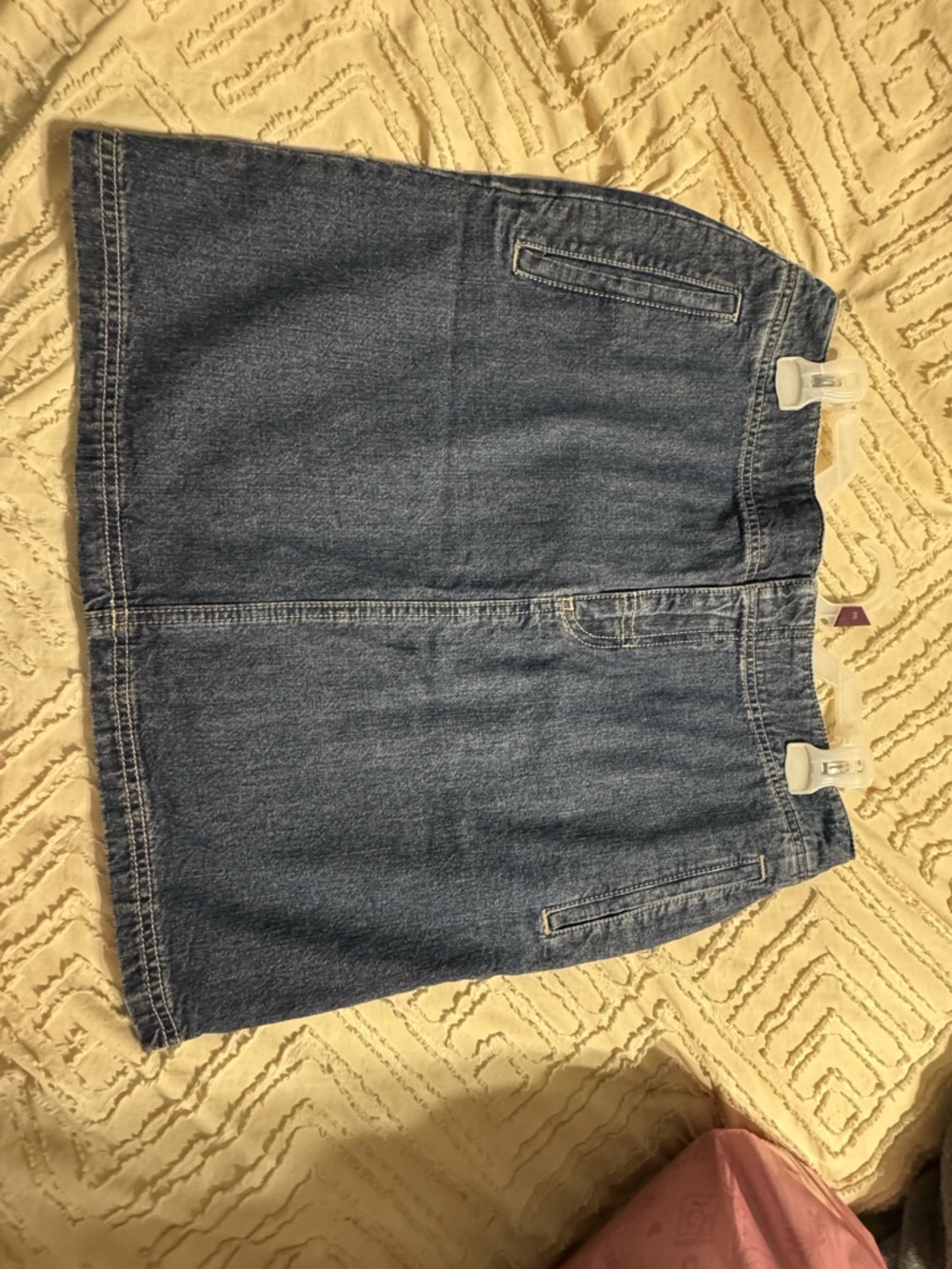 Tommy Hilfiger Indigo Denim A-Line Mini Skirt